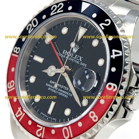 rolex quadrantw nero e datario rosso|rolex gmt master ii orologio.